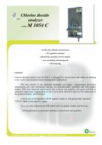 Chlorine dioxide analyzer M 1054 - 1