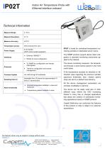IP02T - Indoor Air Temperature Probe with Ethernet interface onboard - 1
