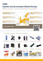 Cylinder and Accumulator Division Europe DISTRIBUTION CATALOGUE 2022-2