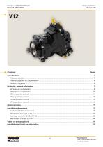 Hydraulic Motors Series V12, V14, V16 Variable Displacement - 6