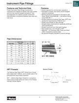 Instrument Pipe &  ISO Conversion Fittings - 4