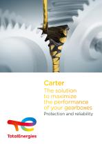 Carter : The solution to maximise the performance of your gearboxes - 1