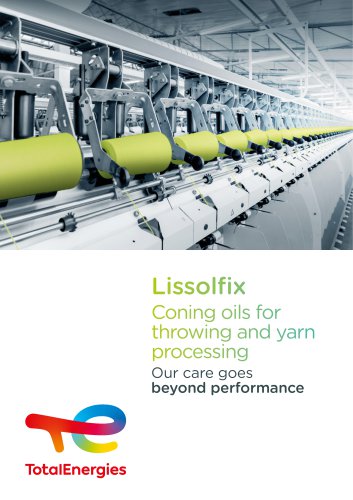 Lissolfix Coning oils for throwing and yarn processing