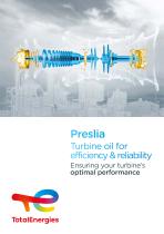 Preslia Turbine oil for efficiency & reliability - 1