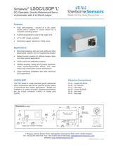 Sherborne Sensors LSOC/LSOP 'L' Series DC-Operated, Gravity-Referenced Servo Servo Inclinometer with 4-20mA Output - 1