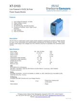 Sherborne Sensors Model XT-0103 Power Supply - 1