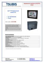 Replacement monitor for B&R Provit 1000 and Provit 500D3-1