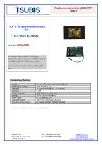 Replacement monitor for BWO CNC 785-1