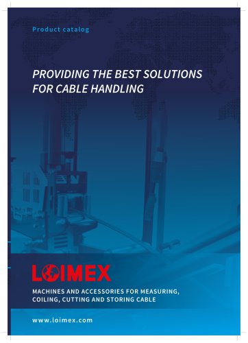 PROVIDING THE BEST SOLUTIONS FOR CABLE HANDLING