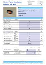 DC reed relay - GUP.40007 - The Comus Group - AC / 2 Form A / PCB