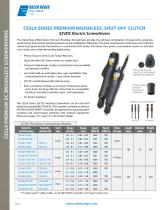 Error Proof Assembly - Count - Fasten - Verify - With 32 VDC Premium Brushless Precision Clutch Electric Screwdrivers Torque Range 0.02-1.86 NM-1