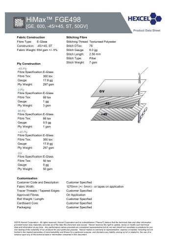 HexTow® AS4 - Hexcel Corporation - PDF Catalogs | Technical
