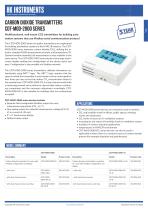 CDT-MOD CO2 transmitter for room with Modbus