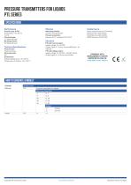 PTL Pressure transmitter for liquids - 2