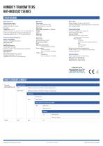 RHT-MOD Duct Humidity transmitter for duct with Modbus - 2
