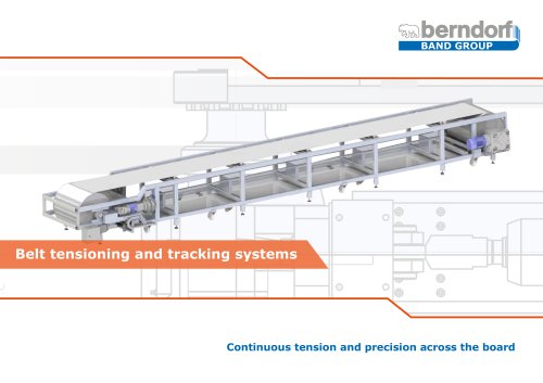 Belt tensioning and tracking systems