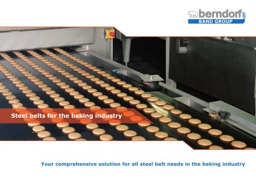 Steel belts for the baking industry