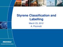 Styrene Classification and Labelling - 1