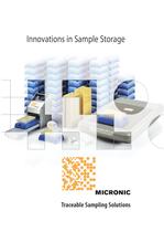 Micronic Catalogue 2007 'Innovations in Sample Storage' - 1