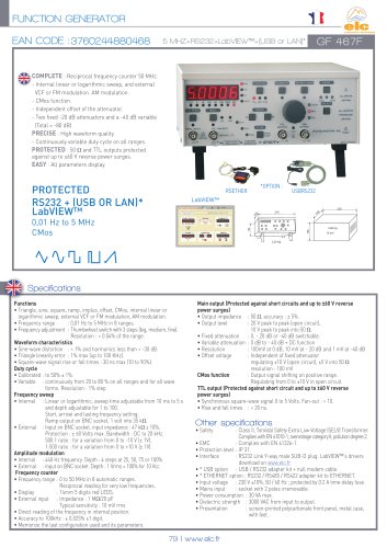 function generators and decades boxes