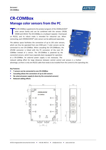 CR-COMBox - ASTECH Angewandte Sensortechnik GmbH - PDF Catalogs