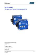 CROMLAVIEW® CR50 / CR50FO Manual - 1