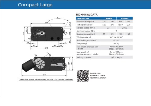 Wiper system Compact Large