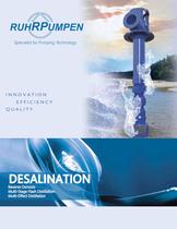 Desalination - Pumps for Reverse Osmosis, Multi-Stage Flash Desalination, Multi-Effect Distillation - 1