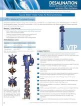 Desalination - Pumps for Reverse Osmosis, Multi-Stage Flash Desalination, Multi-Effect Distillation - 6