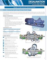 Desalination - Pumps for Reverse Osmosis, Multi-Stage Flash Desalination, Multi-Effect Distillation - 7