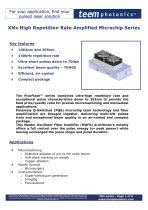 XNx High Repetition Rate Amplified Microchip Series - 1