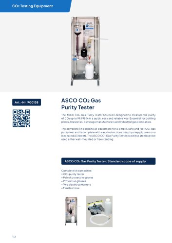 CO2 Gas Purity Tester