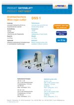 Fact sheets wire rope cutters DSS1 - 1