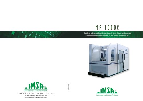 MF1000C Gundrilling machine for molds up to 4 tons