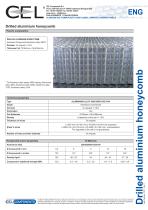 Drilled aluminium honeycomb - 1