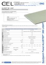 Sandwich panel ALUSTEP® 300 - LIGHT - 1