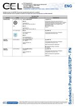 Sandwich panel Alustep FN - 3
