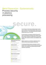 Plastics Industry: Production security and optimum productivity. - 2