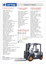 2.0-3.5 Ton Engine Powered Forklift - 4