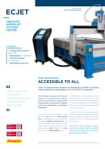 ABRASIVE WATER JET CUTTING CENTRE ECJETIII-2