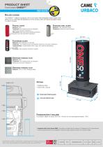 Fixed bollard ONE50EVO-2