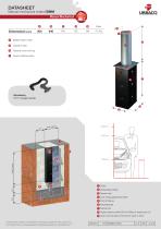 Manual mechanical bollard BMM-2