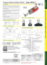 INCH-1 Miniature Tongue Interlock Safety Switch