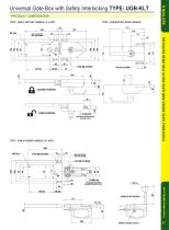 Universal Gate Box with Safety Interlocking TYPE: UGB-KLT-10