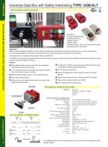 Universal Gate Box with Safety Interlocking TYPE: UGB-KLT-1