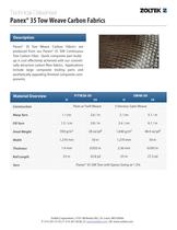 Panex® 35 Tow Weave Carbon Fabrics-1