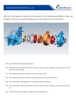 Heavy duty EGM Slurry Pump Catalogue-2