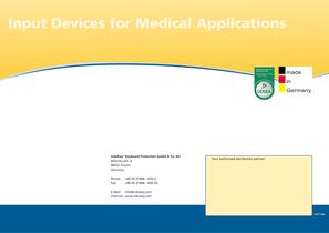 Input Devices For Medical Applications - 12