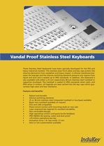 Vandal Proof Stainless Steel Keyboards - 1