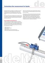 deltawaveC-P portable ultrasonic flow meter for liquids - 2